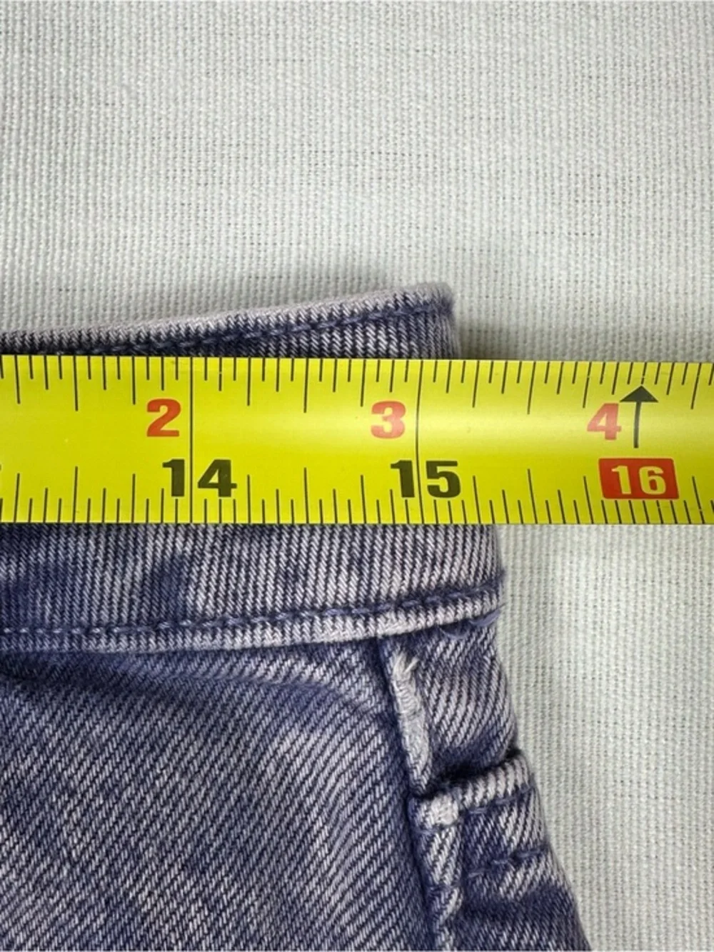 Waven‎ ASOS Purple Acid Wash Super High Waist Straight Leg Jeans Size 8 W30